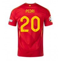 Španielsko Pedri Gonzalez #20 Domáci futbalový dres ME 2024 Krátky Rukáv